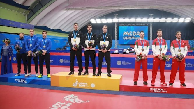 欧洲运动会德国男团夺冠