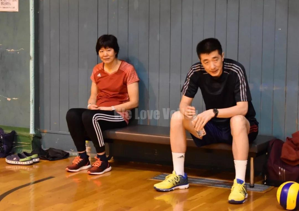 女排札幌第二天训练