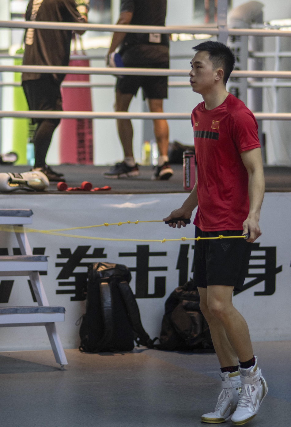 徐灿在昆明训练