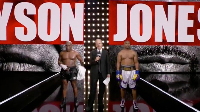 泰森重返拳坛打平小罗伊琼斯