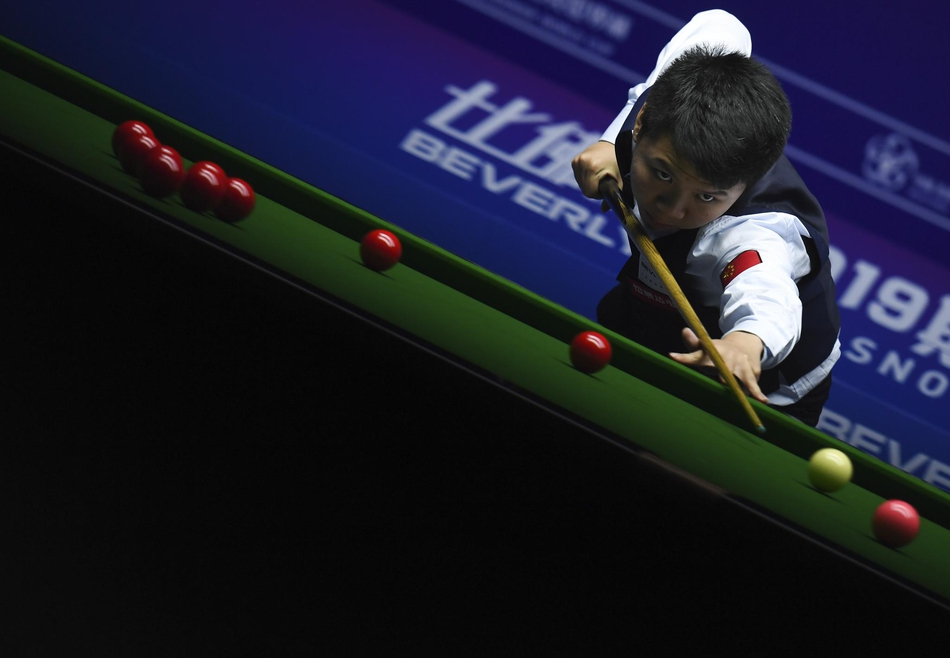 斯诺克世界杯中国B队胜印度队