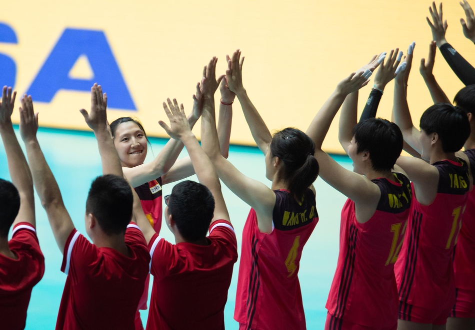 女排U18世青赛中国2-3意大利