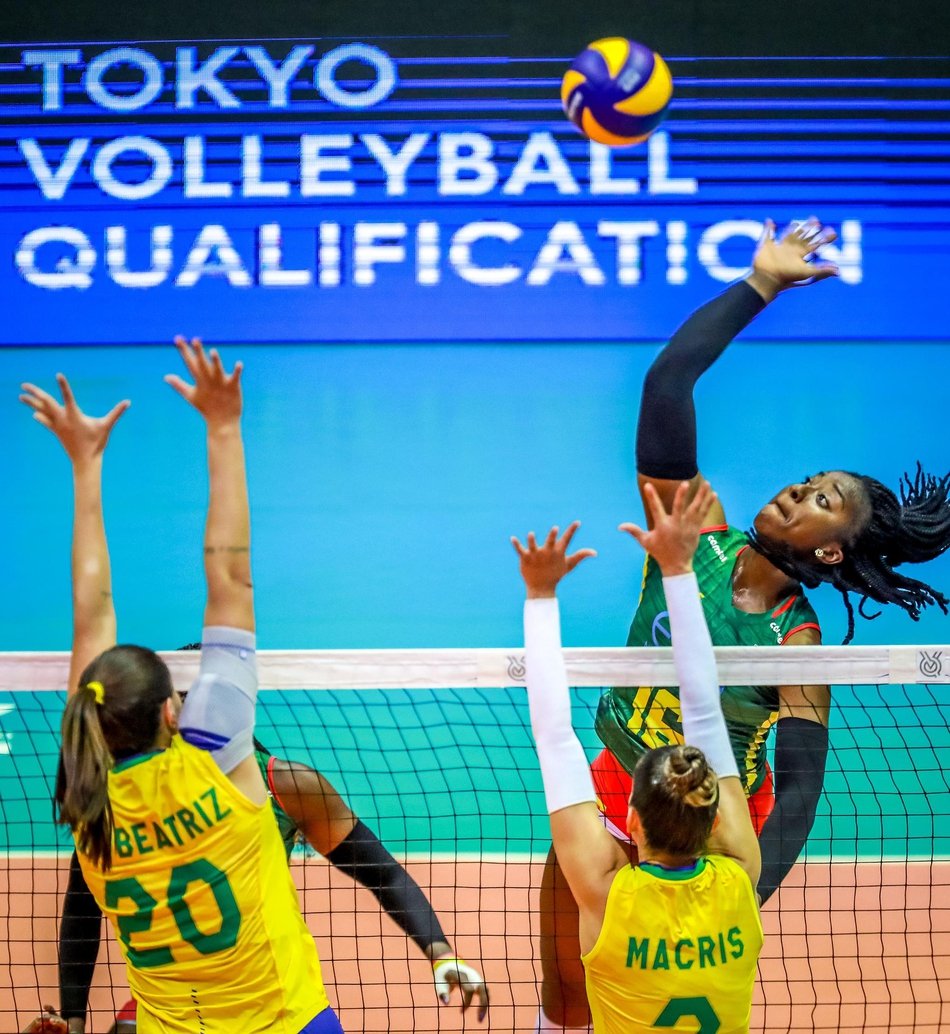 奥运资格赛巴西女排3-0喀麦隆