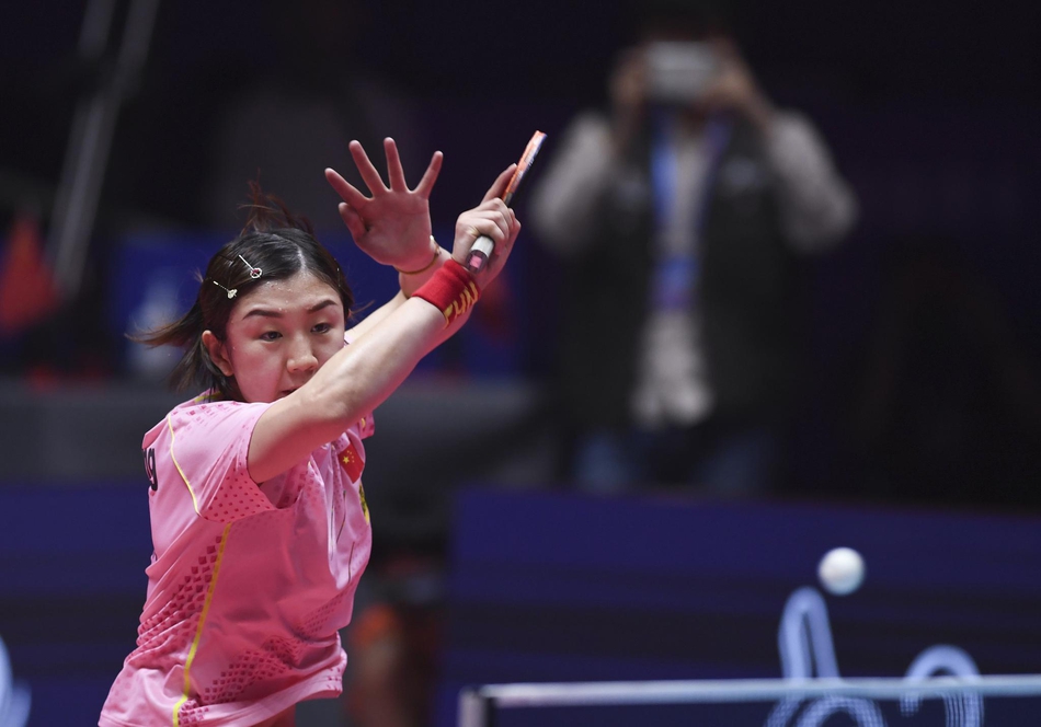 直通赛王曼昱4-2陈梦夺冠