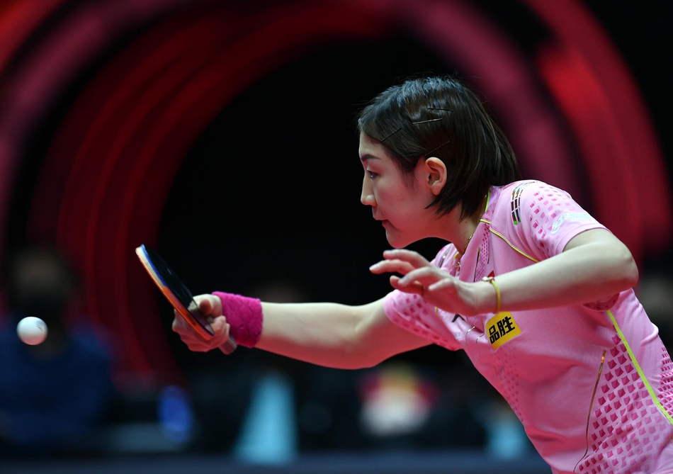 奥运模拟赛陈梦4-2孙颖莎夺冠