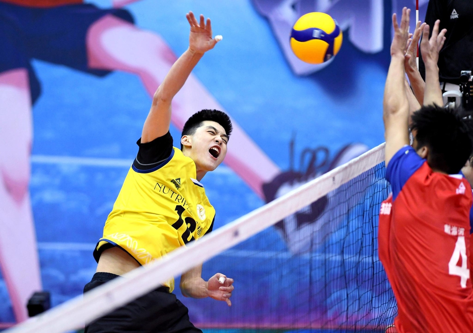 男排超级联赛：江苏3-1胜四川