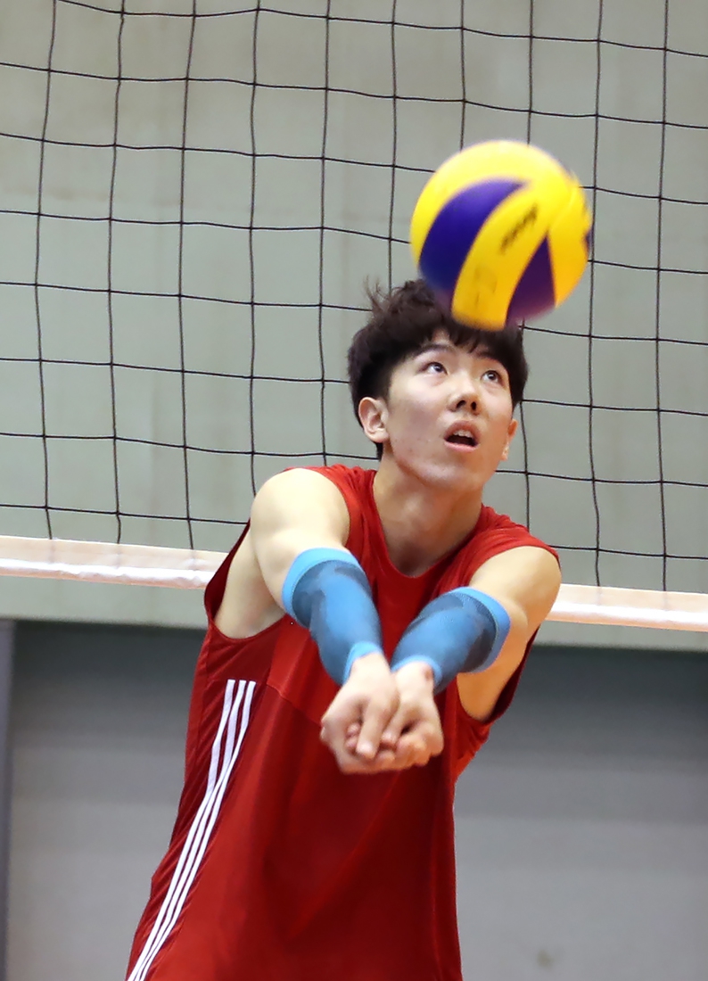 中国男排2019第一期训练