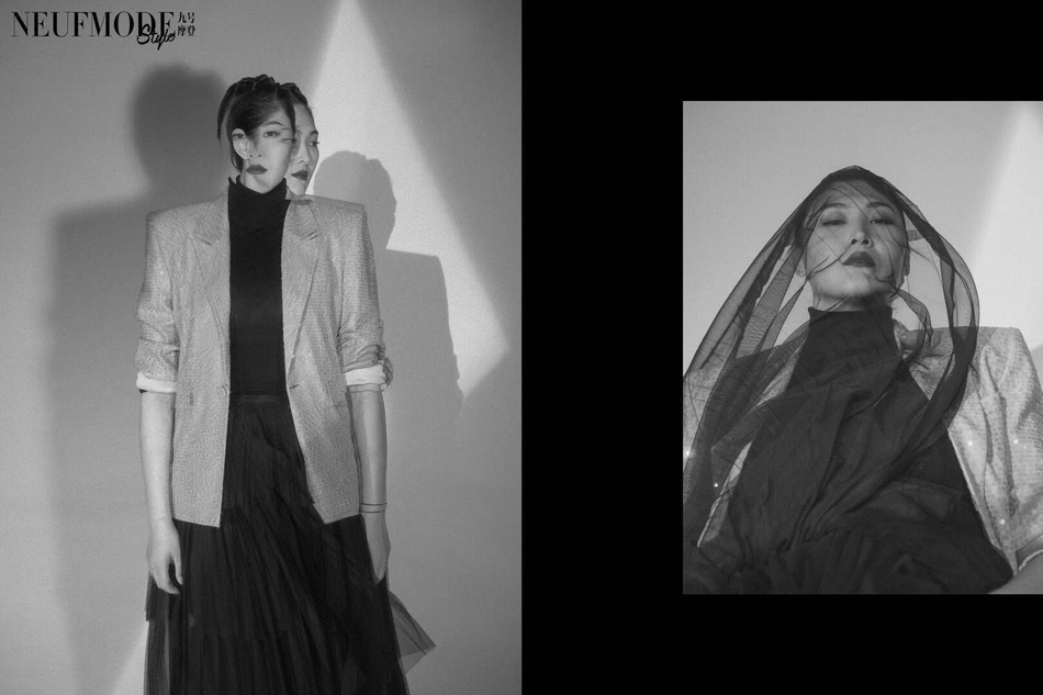 王一梅拍写真气场十足