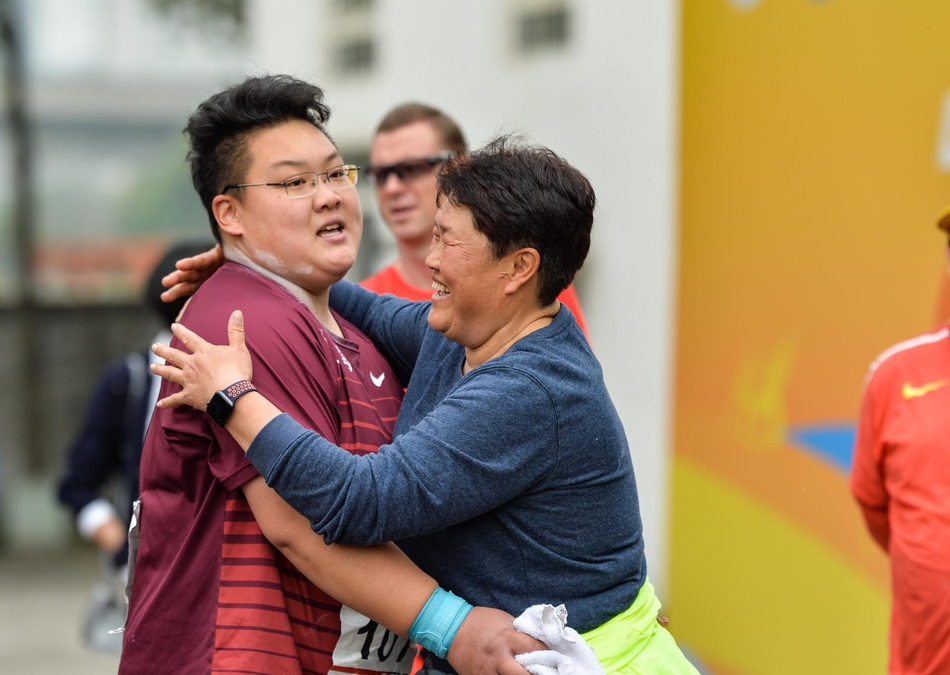 投掷项群赛第一站女子铅球