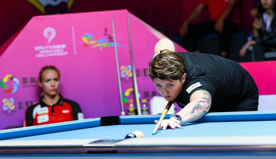 9球世锦赛凯莉-费雪夺冠