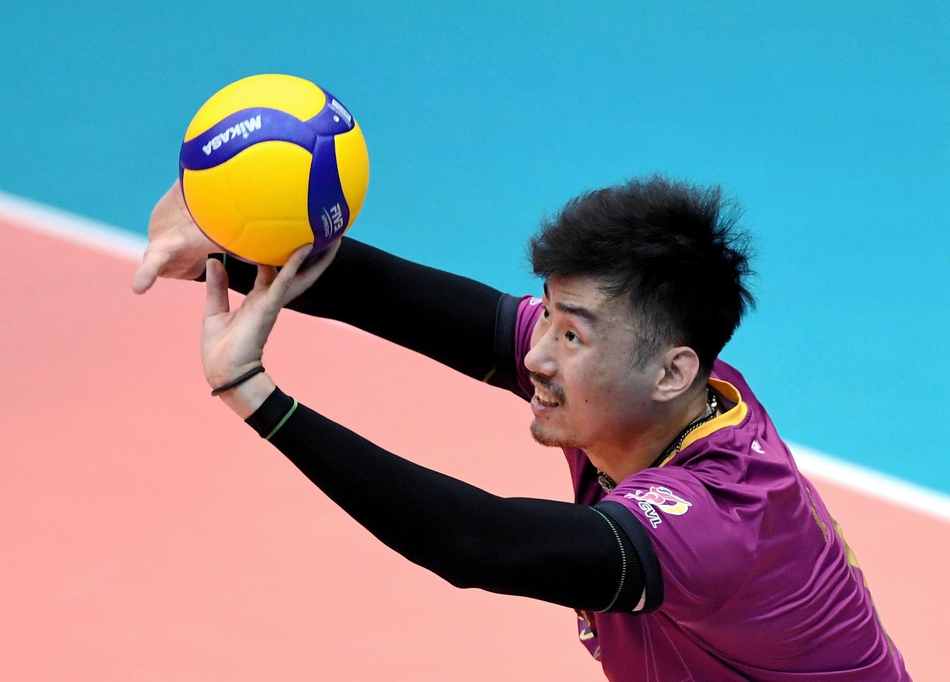 男排超级联赛：上海3-2浙江