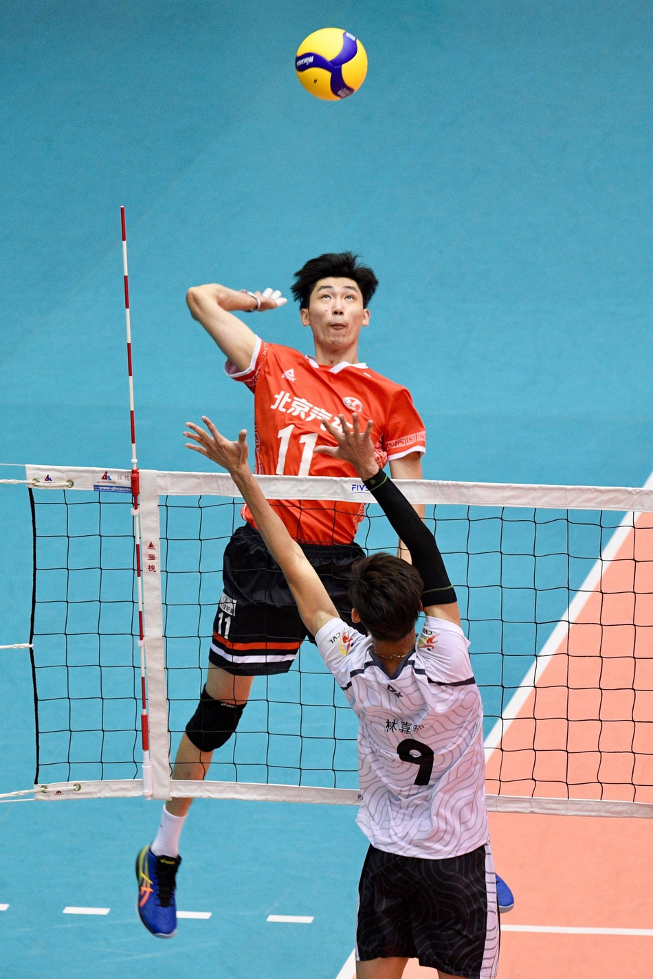 男排全锦赛第二阶段北京3-0广东