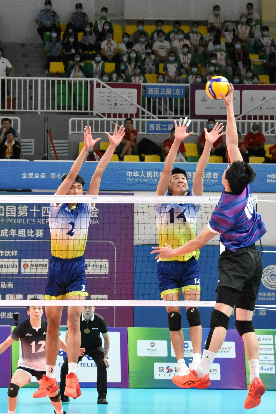 全运会上海男排3-0山东夺金