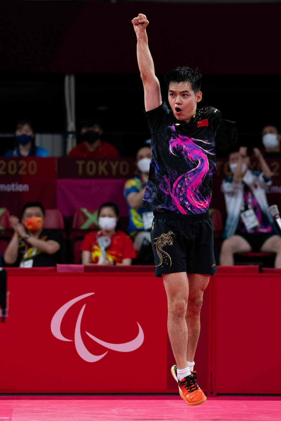 残奥会男子单打8级赵帅夺冠