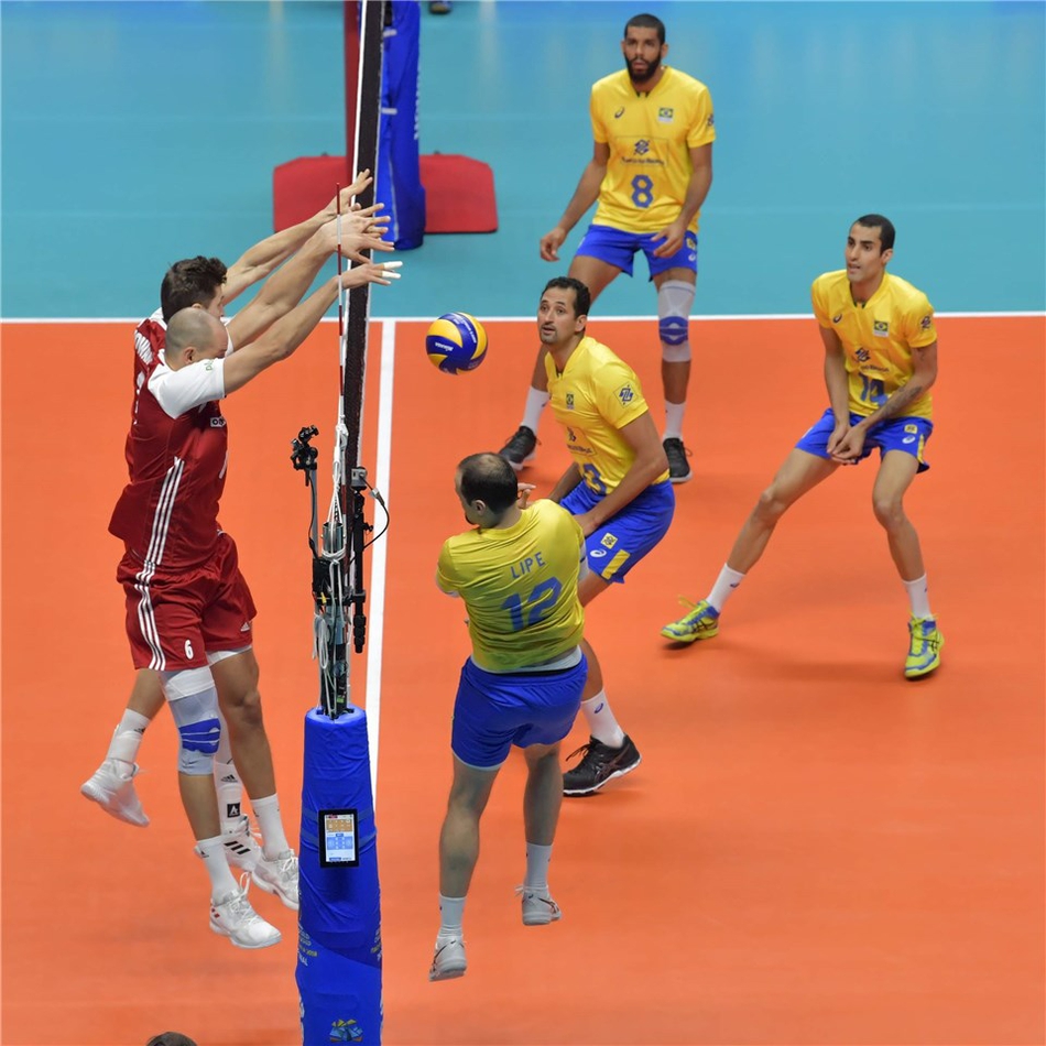 男排世锦赛波兰3-0巴西夺冠