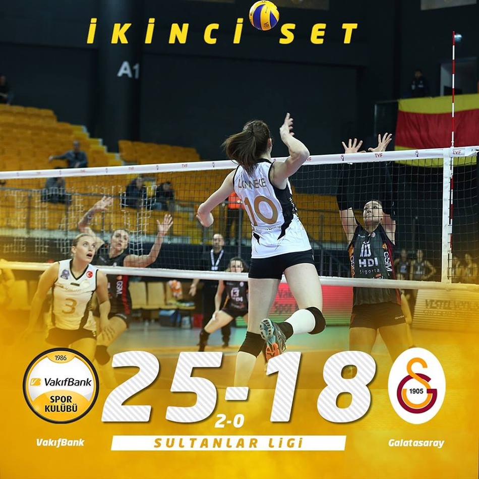 朱婷12分瓦基弗3-0加拉塔萨雷