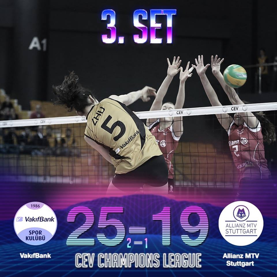 朱婷20分瓦基弗3-1斯图加特