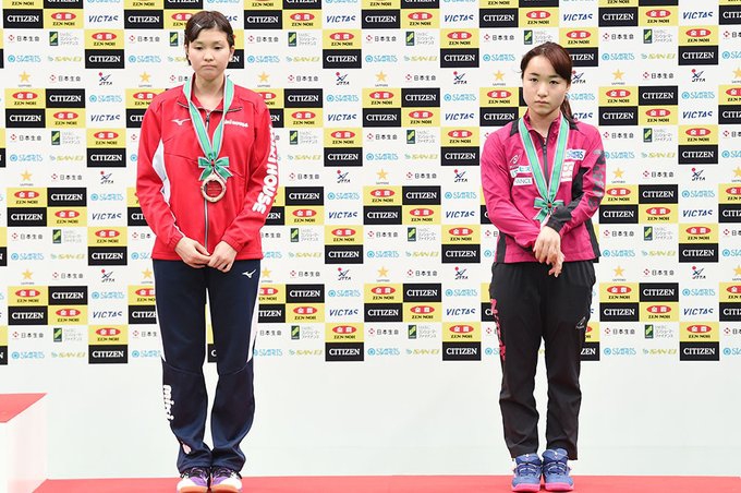 全日本赛宇田幸矢早田希娜夺冠