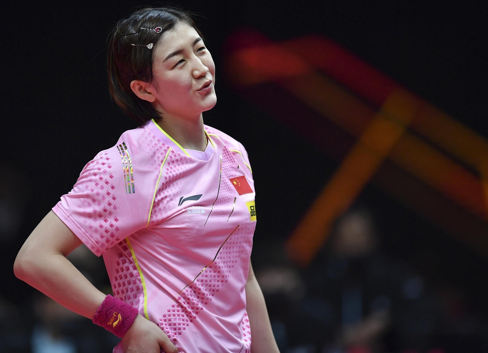 奥运模拟赛陈梦4-2孙颖莎夺冠