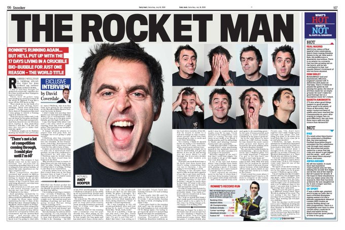 奥沙利文确认出战斯诺克世锦赛