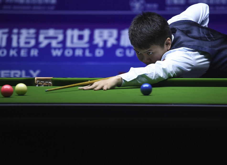 斯诺克世界杯中国B队胜印度队