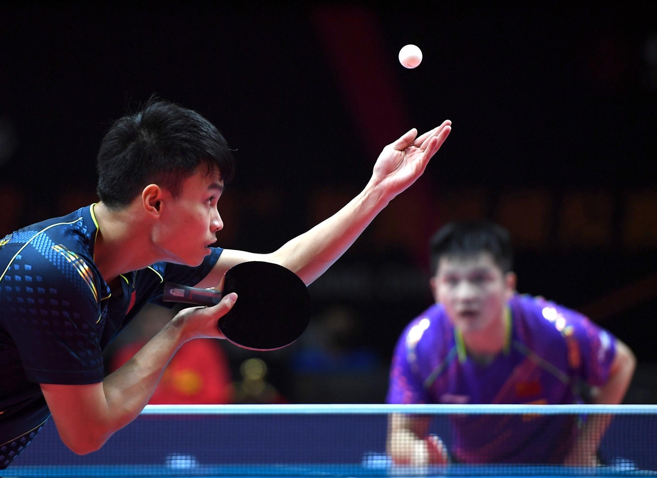 奥运模拟赛周启豪4-2樊振东夺冠