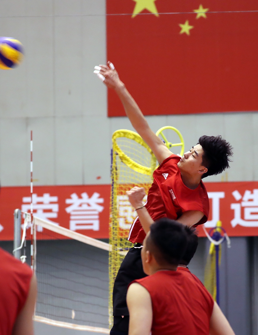 中国男排2019第一期训练