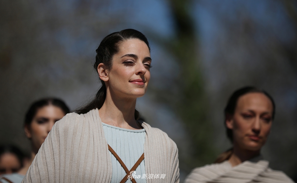 奥运圣火采集仪式进行彩排