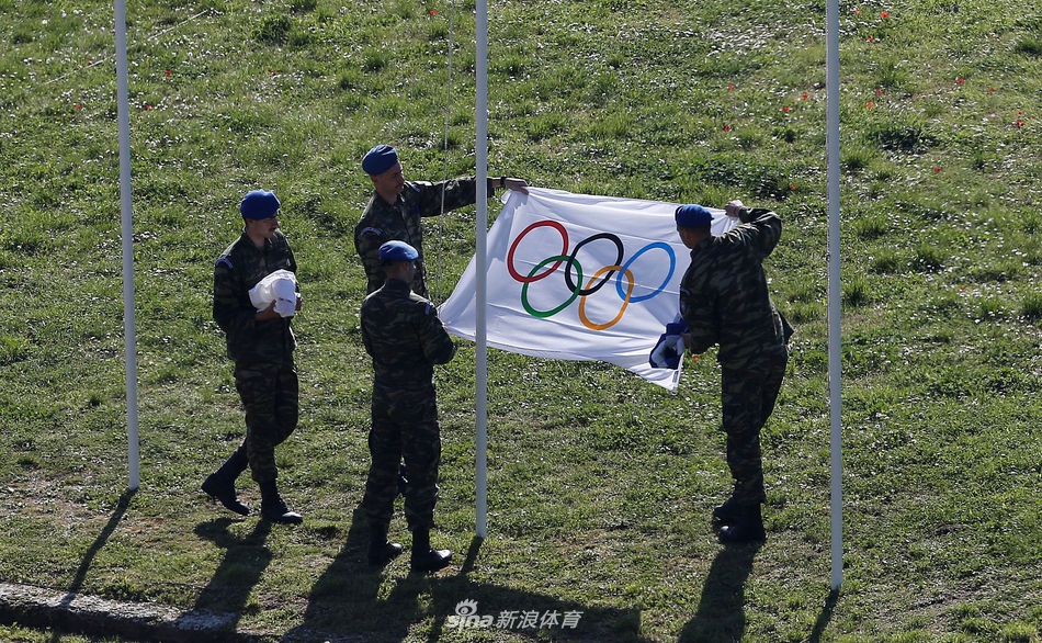 奥运圣火采集仪式进行彩排