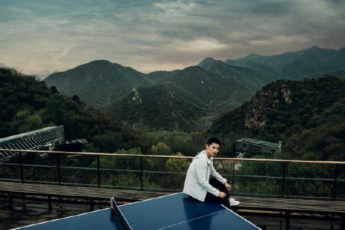 潘石屹为张继科拍写真大片