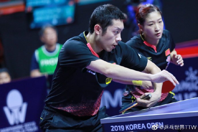 韩乒赛许昕/刘诗雯3-1水谷/伊藤