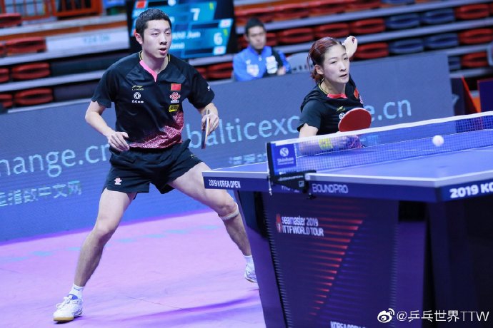 韩乒赛许昕/刘诗雯3-1水谷/伊藤