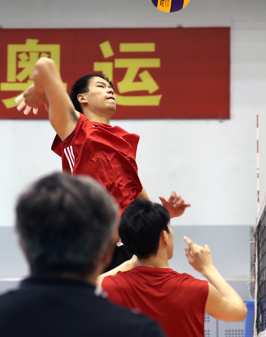 中国男排2019第一期训练