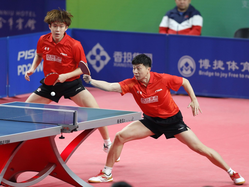 全运会资格赛马龙/王楚钦晋级