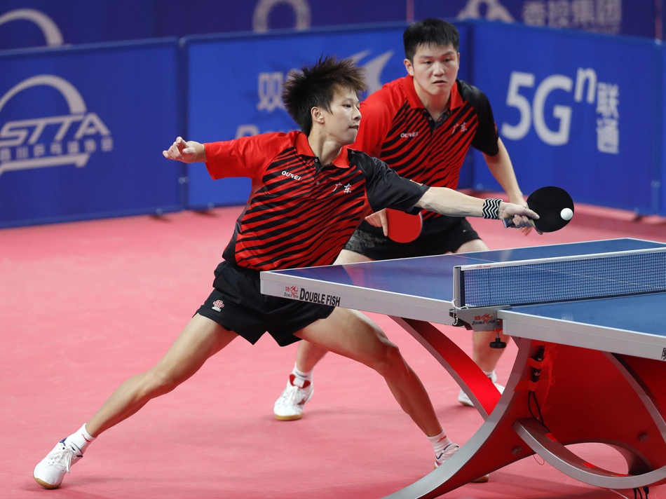 全运资格赛樊振东/林高远晋级