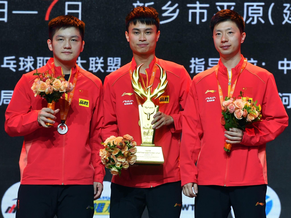 奥运模拟赛周启豪4-2樊振东夺冠