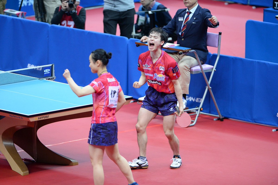 全日本赛伊藤美诚混双夺冠