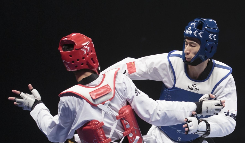 跆拳道世锦赛赵帅63公斤级夺冠