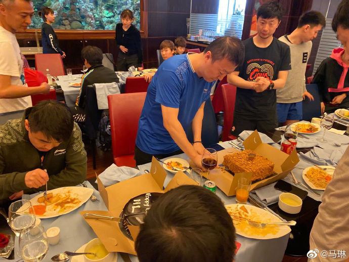 马琳在卡塔尔度过40岁生日