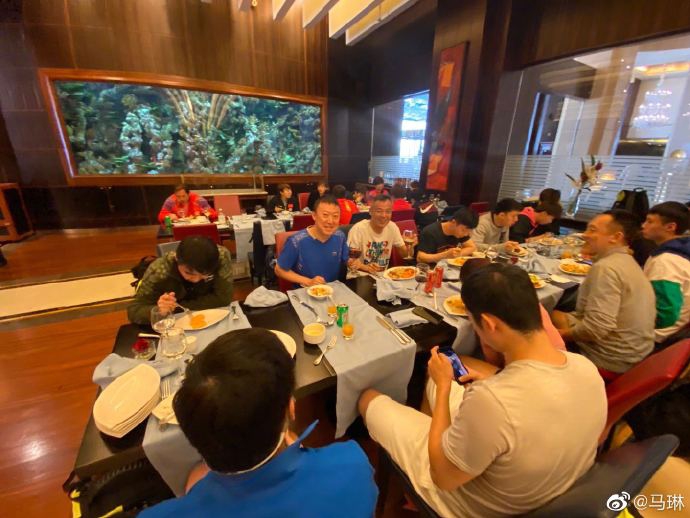 马琳在卡塔尔度过40岁生日