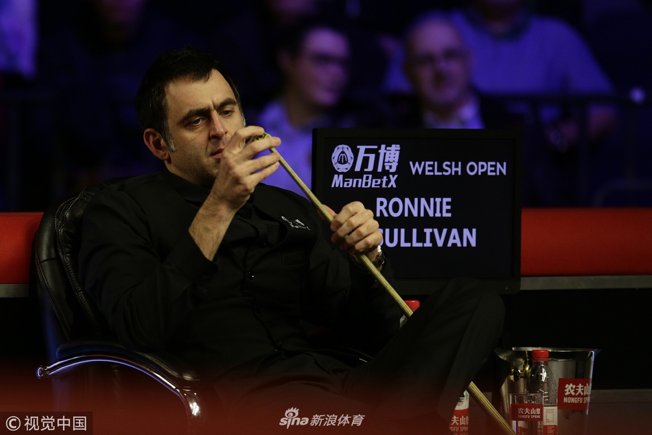 威尔士赛首轮奥沙利文4-2林杉峰