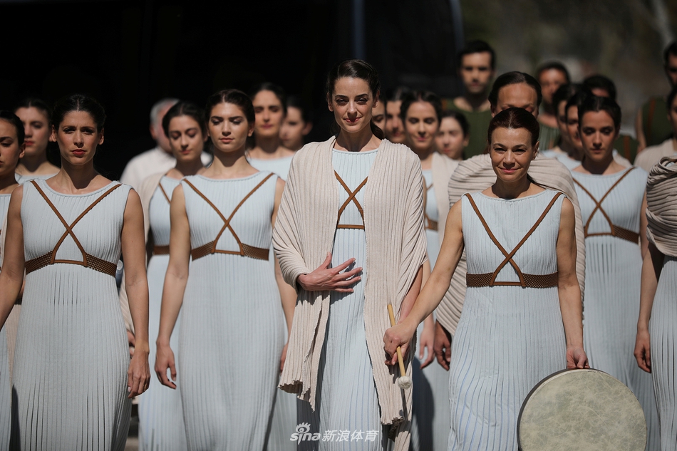 奥运圣火采集仪式进行彩排