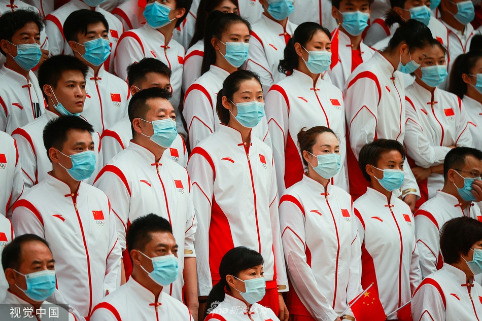 国乒女排参加奥运誓师大会