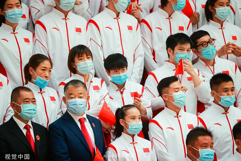 国乒女排参加奥运誓师大会