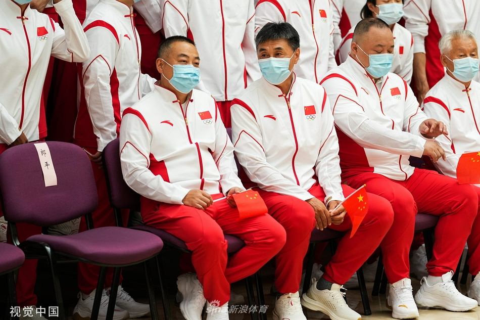 国乒女排参加奥运誓师大会