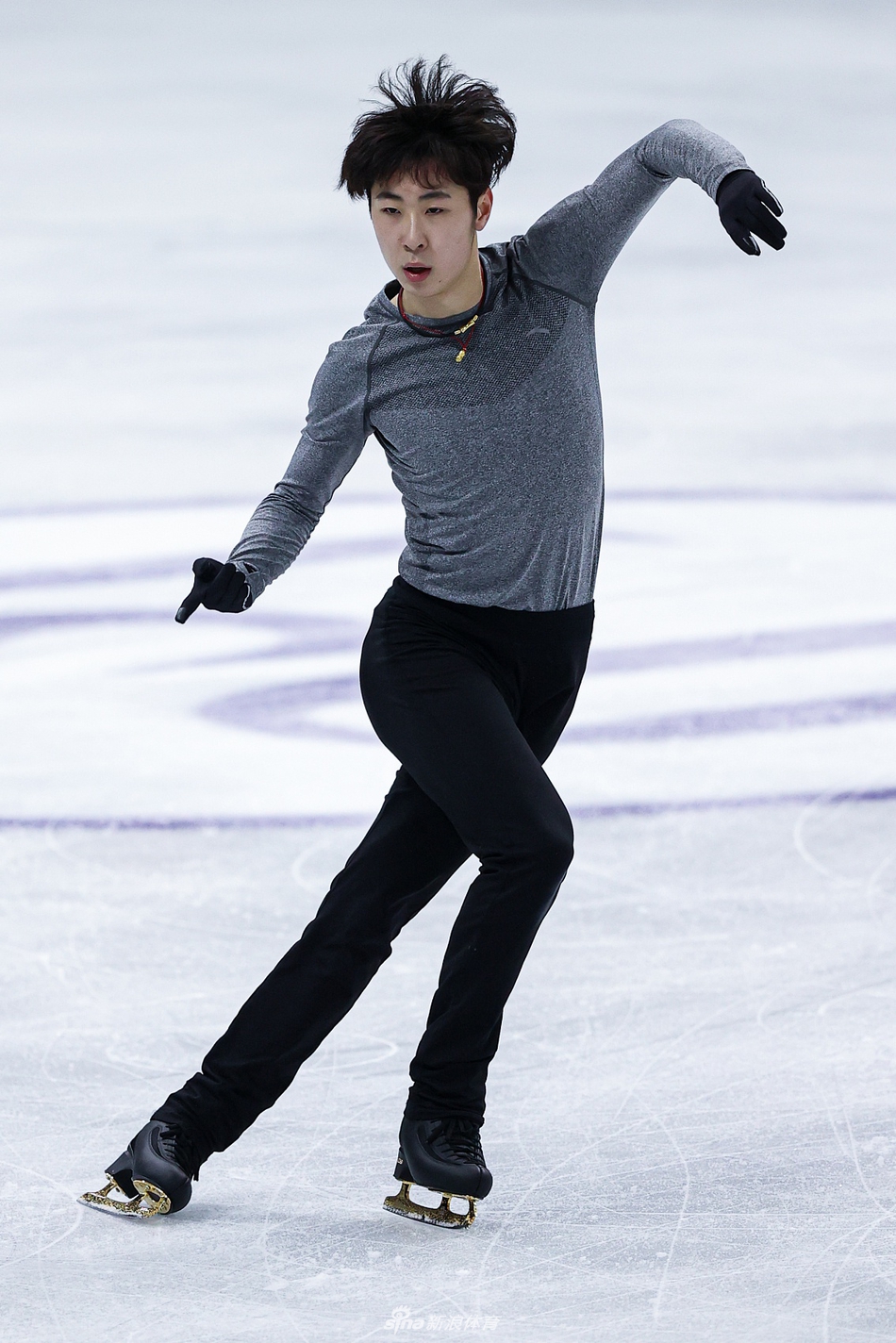 金博洋备战四大洲锦标赛