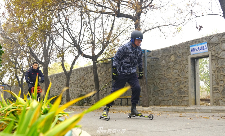 极限跑神陈盆滨跨界越野滑雪