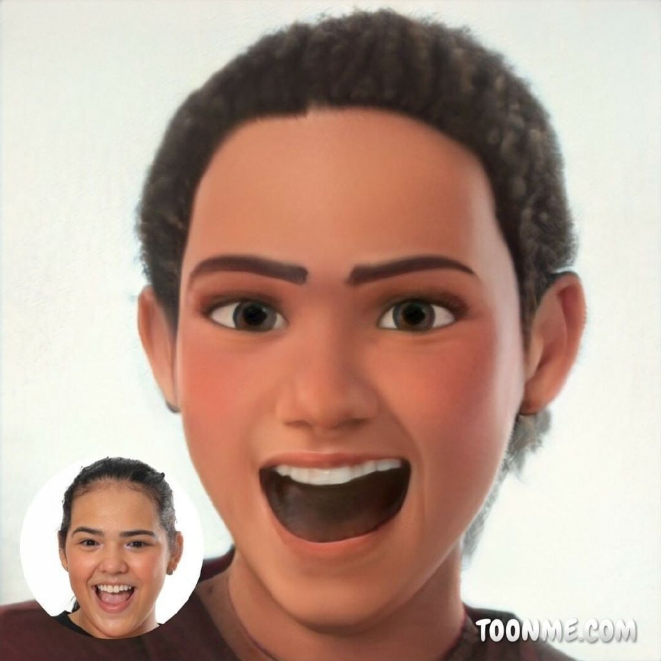 乒乓球选手们的迪士尼卡通照