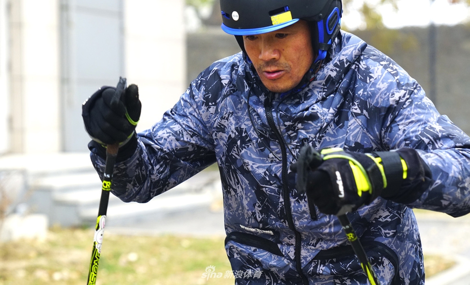 极限跑神陈盆滨跨界越野滑雪