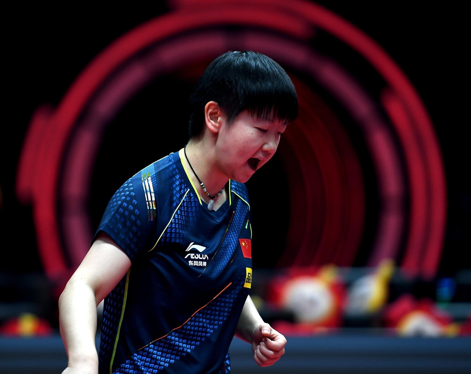 奥运模拟赛孙颖莎晋级女单决赛